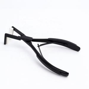 Pince professionnelle pour extensions de cheveux, en acier inoxydable de qualité chirurgicale, couleur personnalisée - Product Image 1