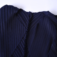 Nouvelle Arrivée 2026 Abaya Élégante pour Femmes, Abaya Plissée Unie Décontractée avec Boutons, Robe Miyake Plissée pour Femmes
