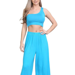 Soutien-gorge pour femmes transpirant et respirant Brassier sans couture une épaule culture soutien-gorge de sport contraste Style coton mode soutien-gorge - Product Image 2