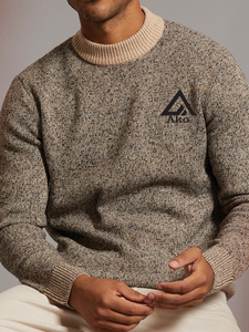 Suéteres de Invierno de Manga Larga al por Mayor con Logotipo Personalizado Gingtto, Suéter de Punto 100% Algodón, el Mejor Producto en AKO Sport - Product Image 4