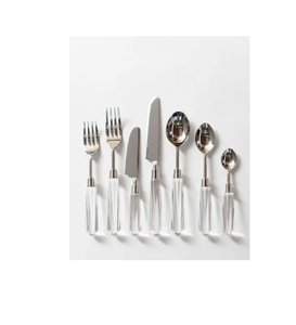 Ensemble de couverts en laiton de haute qualité avec manche en résine, vaisselle, ensemble de couverts 6 pièces en solde - Product Image 3