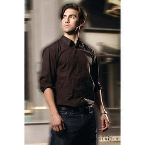 Camisas de Vestir para Hombre con Estampado de Héroes, Tela Popelina, Técnicas de Teñido Liso - Product Image 1