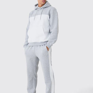 Sudadera con capucha y pantalones de chándal de alta calidad, conjuntos de chándal, chándal liso de gran tamaño holgado personalizado, Invierno para hombres - Product Image 1