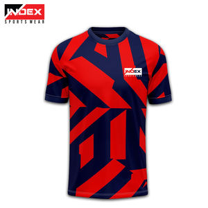 Camiseta larga de fútbol unisex para hombre, camiseta de fútbol personalizada sublimada de punto a rayas personalizable - Product Image 3
