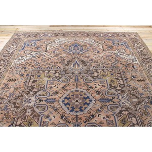 Turkish Oversize Rug, 9.8x12.6 ft Vintage Rug, <b>Brown</b> Rug <b>Wool</b> Rug - Product Image 4