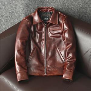 Chaqueta Larga Formal para Hombre de Cuero PU Ecológico de Moda 2025 con Ribete de Piel Sintética, Decoración Vintage, Forro de Satén y Logotipo Frontal - Product Image 2