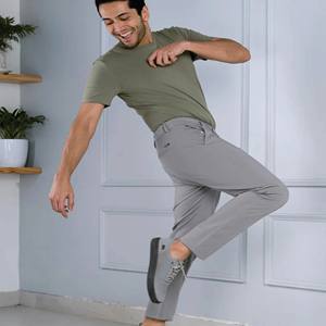 Nouvel arrivage 2023 de pantalons chino pour hommes, vente en gros de pantalons minces personnalisés pour hommes, décontractés, unis, avec poches OEM, Sea XXS China Technics Long Item Fly - Product Image 3