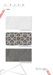 Dernière tendance : carreaux de céramique pour murs de salle de bain et de cuisine, 300x600 mm, finition brillante ou mate, texture sculptée effet sucre, pour maisons modernes - Product Image 2