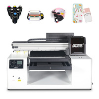 Máquina de impresión UV 5060 industrial XP600 Cabezal de impresión con pegatinas de tinta UV y pelotas de golf Impresora plana LED de rompecabezas 3D a la venta