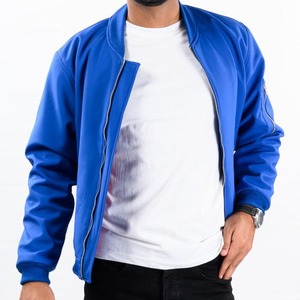 Nuevo diseño de alta calidad de logotipo personalizado al por mayor chaqueta de bombardero Negro | Chaqueta de bombardero de los hombres para los hombres de alta calidad - Product Image 1