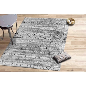 Alfombras en blanco y negro, alfombras personalizadas, alfombras con paisaje de bosque de abedules, alfombra de terciopelo - Product Image 5