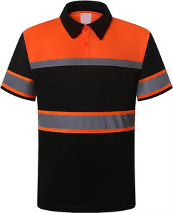 Polo de seguridad de secado rápido Anti-encogimiento Alta visibilidad tamaño o color personalizado Antiestático Venta caliente Polo de seguridad - Product Image 4