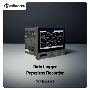 MPR5000ST: مسجل بيانات درجة الحرارة الصناعي الشامل بشاشة لمس 7 بوصات، يدعم PT100 والترموكبل، بدون ورق، مع منفذ USB وإيثرنت - Product Image 3