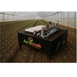 Sembradora de bandejas de una sola fila para plántulas de trabajo rápido con diseño ajustable 60-100 bandejas por hora de eficiencia - Product Image 1