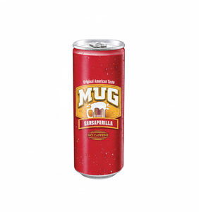 MUG Sarsaparilla 24x320ml canettes de bière racine de Malaisie - Product Image 1