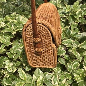 Bolso de mimbre de diseño de alta estética, bolso de compras, moda de mimbre, bolso de verano artesanal/SISU - Product Image 5