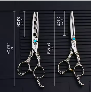 Coiffure professionnelle en acier dur coupe de cheveux ciseaux de coiffeur ciseaux amincissants pour hommes femmes - Product Image 4