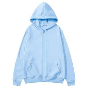 Sweat-shirts pour hommes unis avec fermeture éclair, grandes tailles, sweats à capuche d'hiver verts pour hommes - Product Image 2