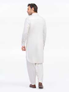 Shalwar Kameez pakistanais pour hommes, classique, décontracté, coupe régulière, lavage facile, tenue musulmane pour un usage quotidien professionnel - Product Image 5