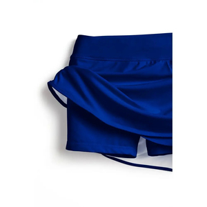 Sujetador deportivo suave y cómodo para mujer, Falda plisada, transpirable, verano, gimnasio, conjuntos de Fitness para tallas grandes, diseño de logotipo frontal Simple - Product Image 4