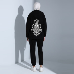 Ensemble de Survêtement Sportif à Capuche, Hijab Actif, Yoga, Écologique, Grande Taille, Coupe-Vent Islamique pour Femmes Musulmanes - Product Image 6