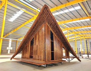 NB01เชิงนิเวศของบ้านพักตากอากาศทำจากไม้ไผ่สุดหรูพร้อมหลังคามุงจากไม้บังกะโลที่ออกแบบมาสำหรับการพักผ่อนในรีสอร์ทหรือการใช้แบบ Airbnb - Product Image 5