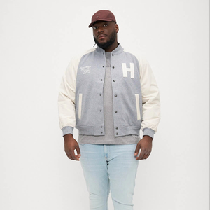 Chaqueta Varsity para Hombre, Chaqueta de Invierno Cálida con Mangas de Béisbol, Chaqueta de Invierno Elegante para Hombre, Fabricante en Pakistán - Product Image 1