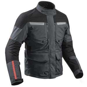 Veste de course de moto longue performance | Textile Cordura robuste avec armure CE | Équipement de motard imperméable au vent - Product Image 2