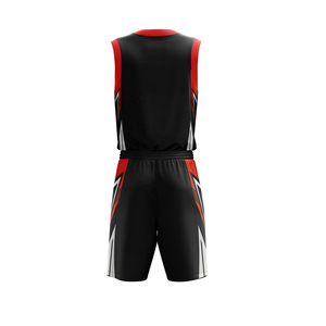 100% poliéster uniforme de baloncesto de alta calidad personalizado deportes al aire libre uniforme de baloncesto - Product Image 4