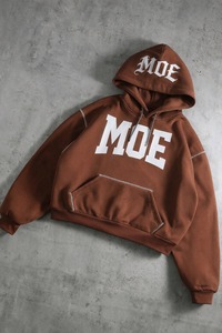 Ventes en gros de sweats à capuche pour hommes avec surpiqûres contrastées, logo personnalisé, molleton lourd, streetwear, fournisseur OEM, marque privée, États-Unis - Product Image 3