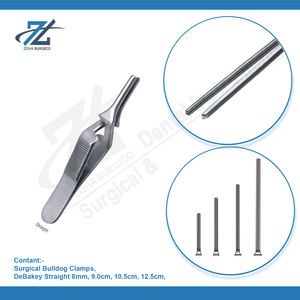 Pinces de bouledogue Diethrich pinces de bouledogue droites 12.5mm fabricant d'instruments chirurgicaux en acier inoxydable Pakistan - Product Image 3