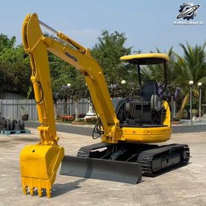 Excavadora de cadenas usada Komatsu PC35 de 3.5 toneladas con cucharón de 0.22m³, marca original japonesa, excavadora de construcción de tamaño pequeño, pocas horas de uso. - Product Image 3