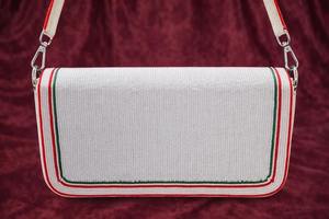 Sac à main rond bohème chic avec perles, accessoire de plage d'été, sac en bois transparent pour femmes - Product Image 6