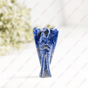 Wholesale Premium Natural Lapis Lazuli Little <b>Angels</b> 2" Polished Blue Color Healing Crystal For Decoration Meditation - Product Image 1