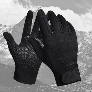 ถุงมือวิ่งสำหรับเล่นกีฬาปั่นจักรยานกลางแจ้งทำจากโพลีเอสเตอร์กันหนาว - Product Image 5