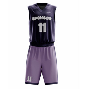 ชุดบาสเก็ตบอลสั่งทำยอดนิยม แขนสั้น น้ำหนักเบา ระบายอากาศได้ดี สำหรับทีม มีไซส์พลัส ราคาประหยัด - Product Image 3