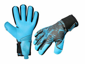 Gants de gardien de but professionnels en latex 4 mm, doigts entiers, imperméables, sangle de poignet réglable, respirants, gants de football unisexes - Product Image 2