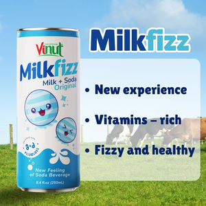 Marque privée 250ml Milkfizz Original VINUT Échantillon gratuit Boissons diététiques fraîchement pressées et réfrigérées OEM/ODM Usine vietnamienne en conserve - Product Image 5