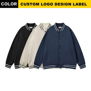 Chaqueta de Béisbol para Hombre 2026, Chaqueta Varsity Lisa Personalizable, Fabricantes al por Mayor, Chaqueta Moderna, Cómoda y Elegante para Hombre - Product Image 2