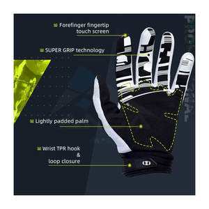 Guantes de Ciclismo de Alto Rendimiento para Bicicleta de Montaña, Guantes Deportivos de Dedos Completos para Carreras de Carretera, Motocross, Motociclismo Todoterreno - Product Image 4
