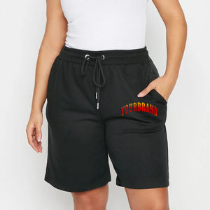 Shorts de Mujer de Cintura Media, 100% Algodón, Corte Ajustado, con Cordón, Bolsillos Laterales, Transpirables, de Secado Rápido, Impermeables y Ecológicos - Product Image 1