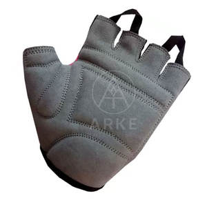 Breathable Half-Finger Leather Gym <b>Gloves</b> for <b>Weight</b> Lifting & Cycling Workout <b>Training</b> Support - Product Image 6
