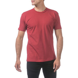 เสื้อยืดคอกลมแขนสั้นผ้าฝ้ายเฮฟวี่เวทสำหรับผู้ชาย PRO CLUB - Product Image 3