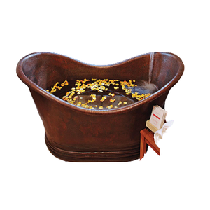 อ่างอาบน้ำทองแดงดีไซน์ใหม่ล่าสุด คุณภาพสูงสุด ขนาดสั่งทำได้ สำหรับใช้ในห้องน้ำโรงแรมและร้านอาหาร - Product Image 5