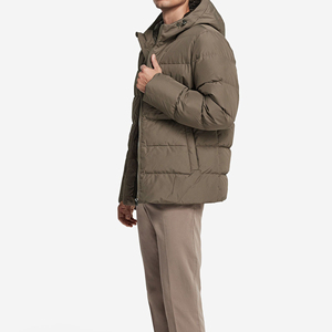 Vêtement d'hiver rembourré épais et chaud pour homme, style streetwear décontracté, nouveau design, logo personnalisé, veste gonflée pour homme - Product Image 5