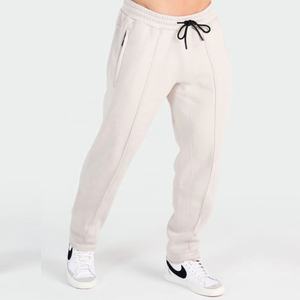 Joggers informales cepillados ajustados de poliéster y algodón de peso medio para hombre, cierre de cordón a prueba de viento transpirable personalizado de alta calidad - Product Image 5