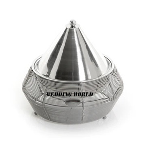 <b>Table</b> Decorative Metal Food Warmer Superior Quality Handmade Luxury Casserole Dinnerware Hot Selling Decorative Metal Hotpot - Product Image 3