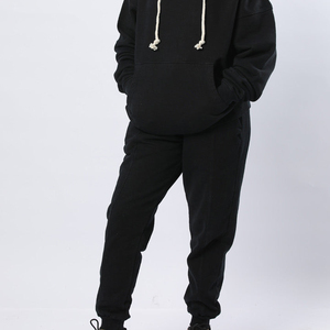 OEM Custom Logo Women's Winter Tracksuit 2-Piece Set Breathable <b>Lightweight</b> Sportswear Regular Fit Cotton Sweatpants <b>Hoodie</b> - Product Image 3