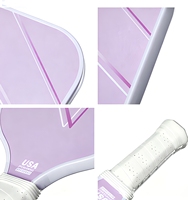 Paleta de Pickleball para Principiantes en Oferta, Fabricada por OEM, Núcleo Ligero de EVA, Punto Dulce Grande, Agarre Cómodo, Logotipo Personalizado, Directo de Fábrica