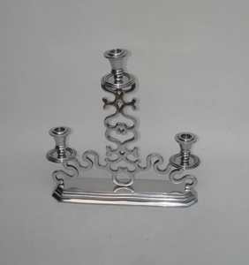 Fancy <b>Cheap</b> Price Wholesale Fancy Decorative Menorah Mini <b>Candle</b> Holder Inexpensive Premium Look Designer Menorah <b>Candle</b> Holder - Product Image 2